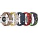 Set 5 Curele iUni compatibile cu Apple Watch 1/2/3/4/5/6/7, 42mm, Maro, Galben/Gri, Bleumarin, Rosu/